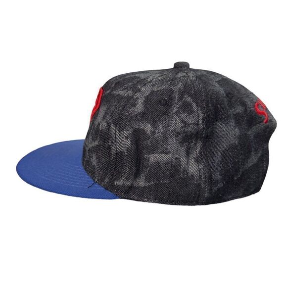 Superman Snapback Camo Style Hat Grey / Black / Blue / Red OS - Picture 2 of 7